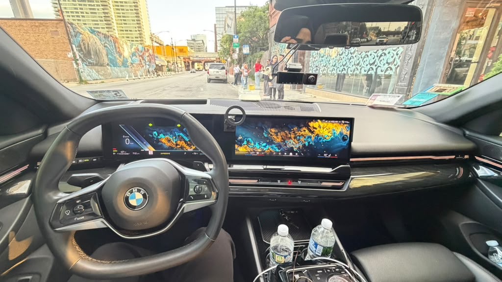 BMW 5 Series luxury sedan interior