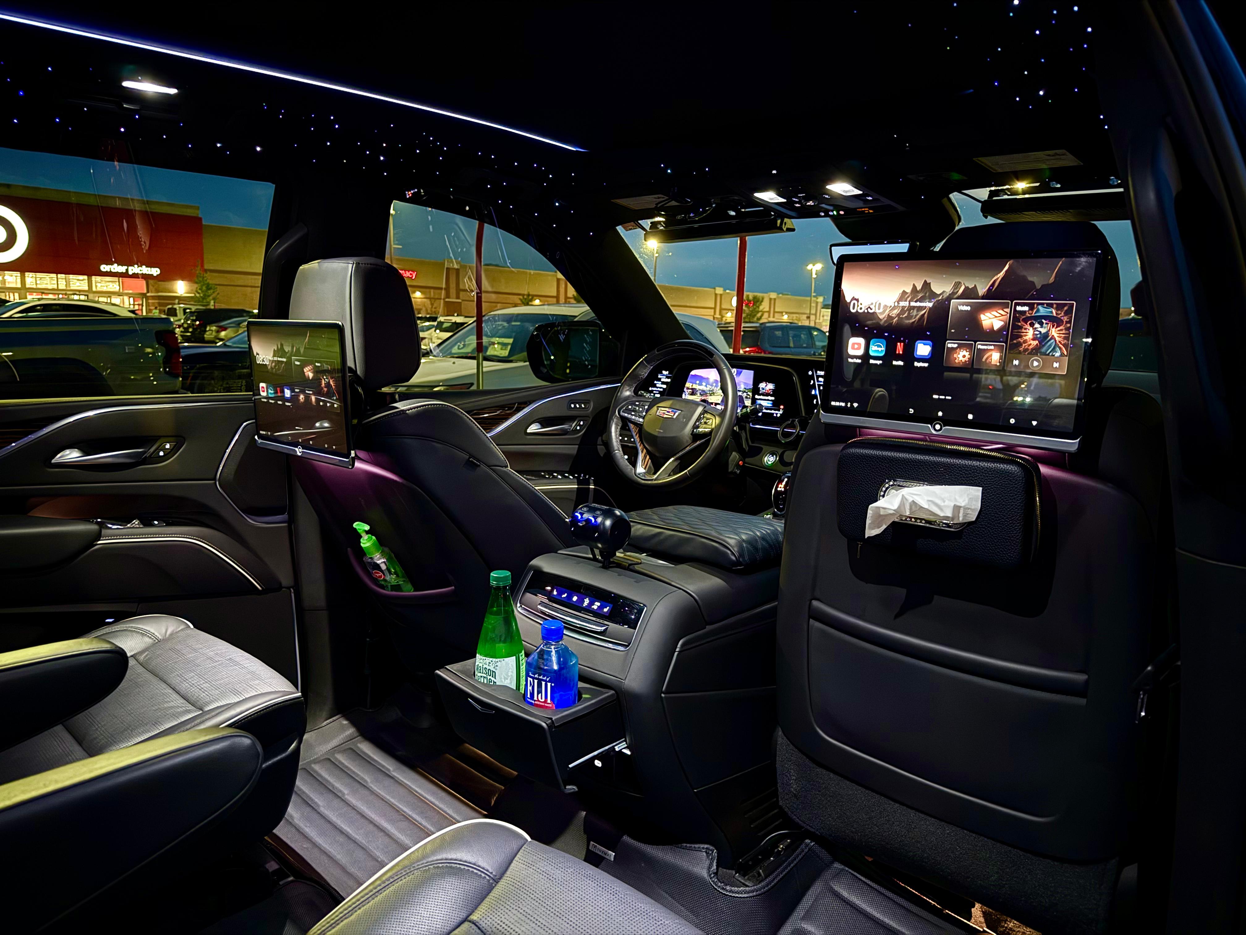 First Class luxury chauffeur cabin