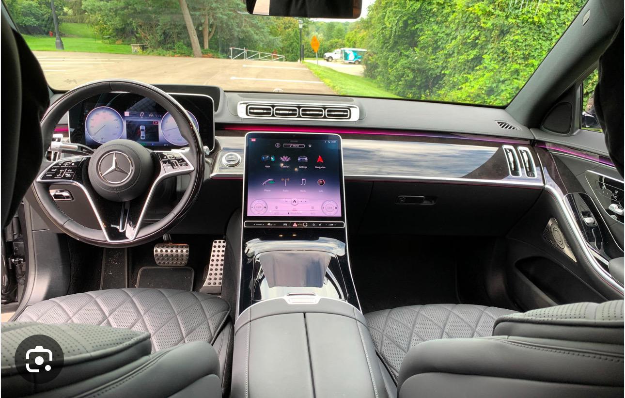 Mercedes-Benz E-Class luxury sedan interior